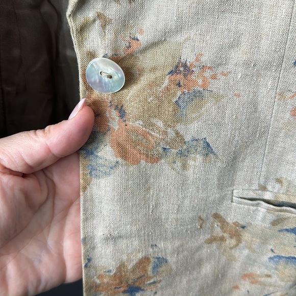 Jennifer Moore Petites size 2p 100% Linen #B16 - Picture 3 of 5